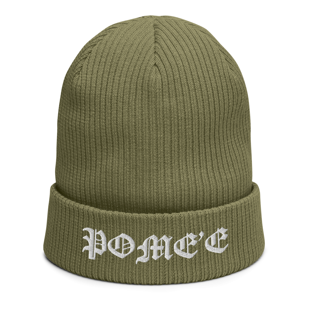 Signature organic beanie