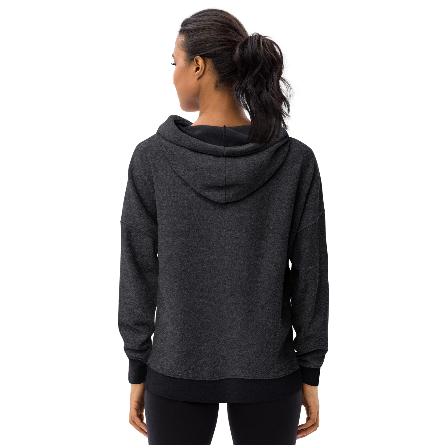 Unisex sueded fleece hoodie