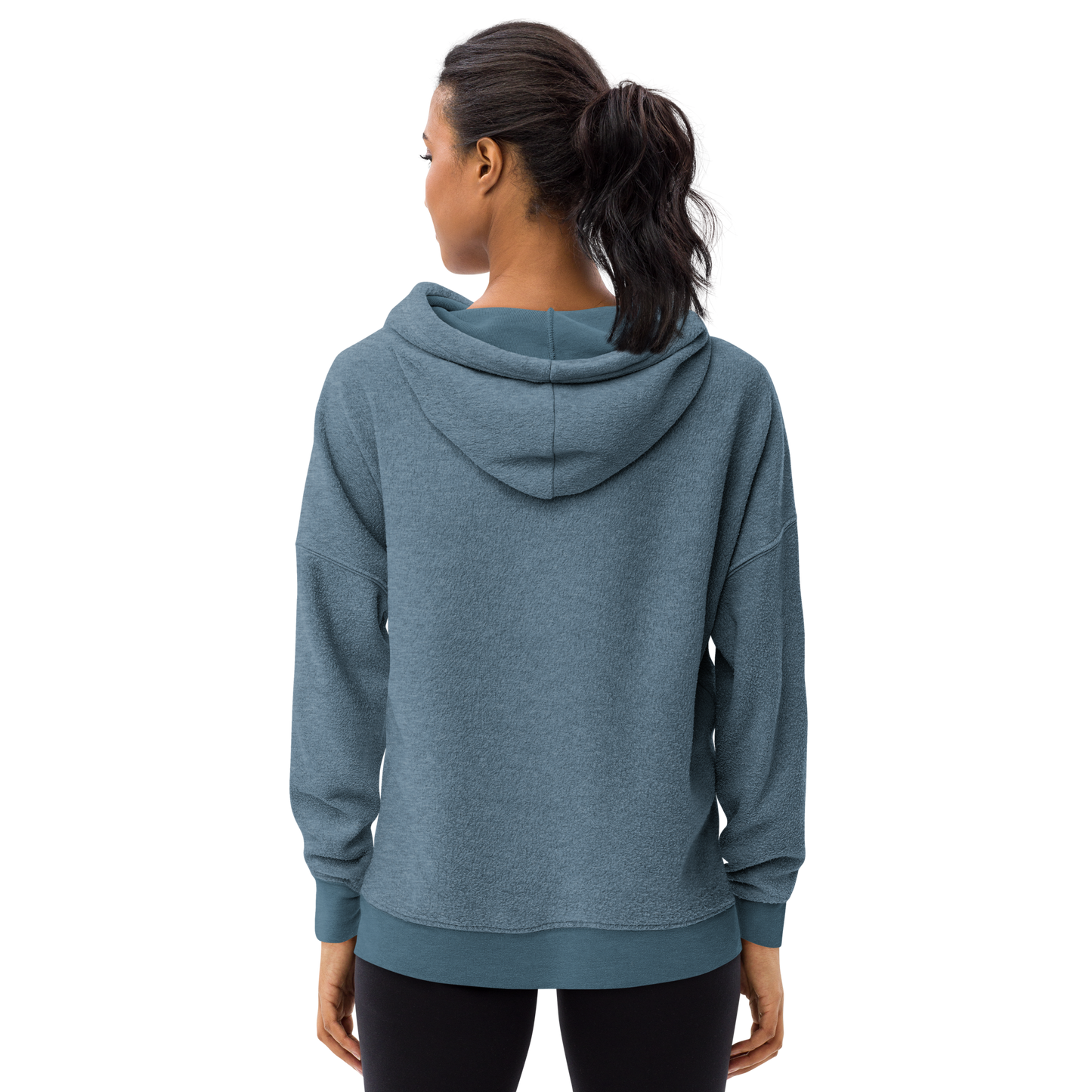 Unisex sueded fleece hoodie